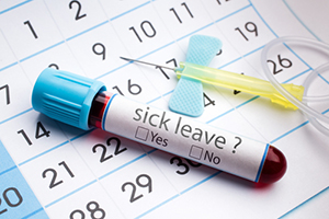 Sick Leave - Blood Sample Tube